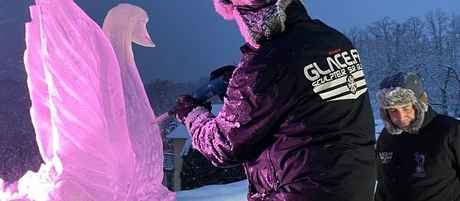 Sculture sur Glace