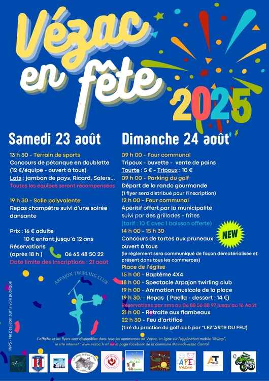 Affiche FêteVézac2025_V6