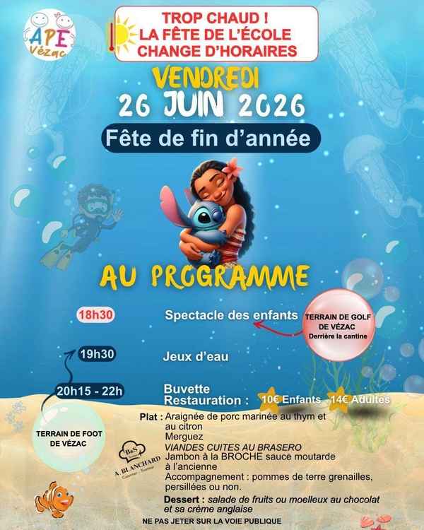 FETE DES ECOLES 260626