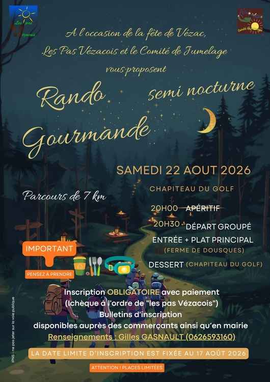 Affiche rando nocturne 220826