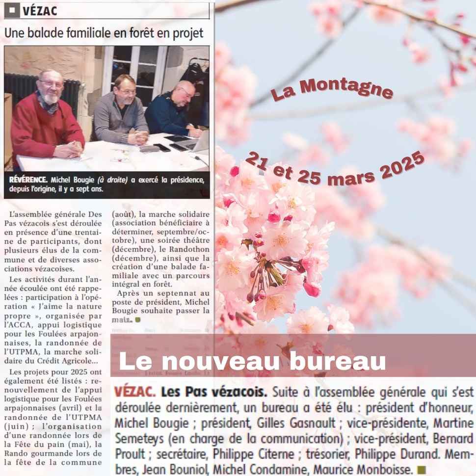 Article journal La Montagne