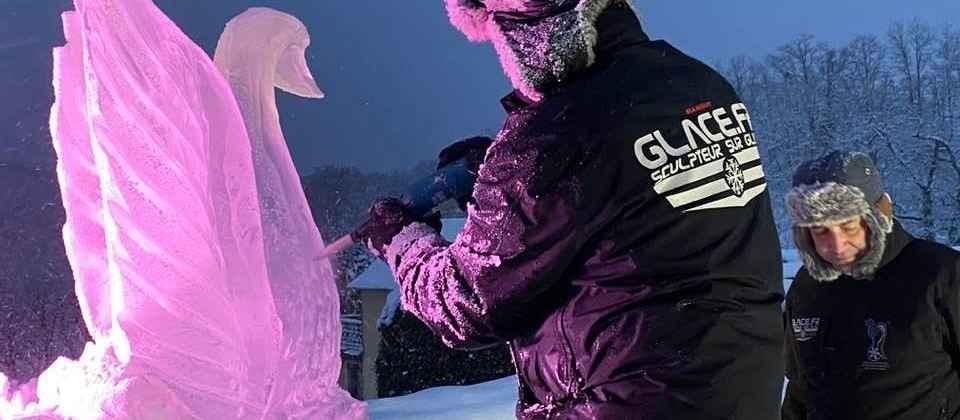 Sculture sur Glace